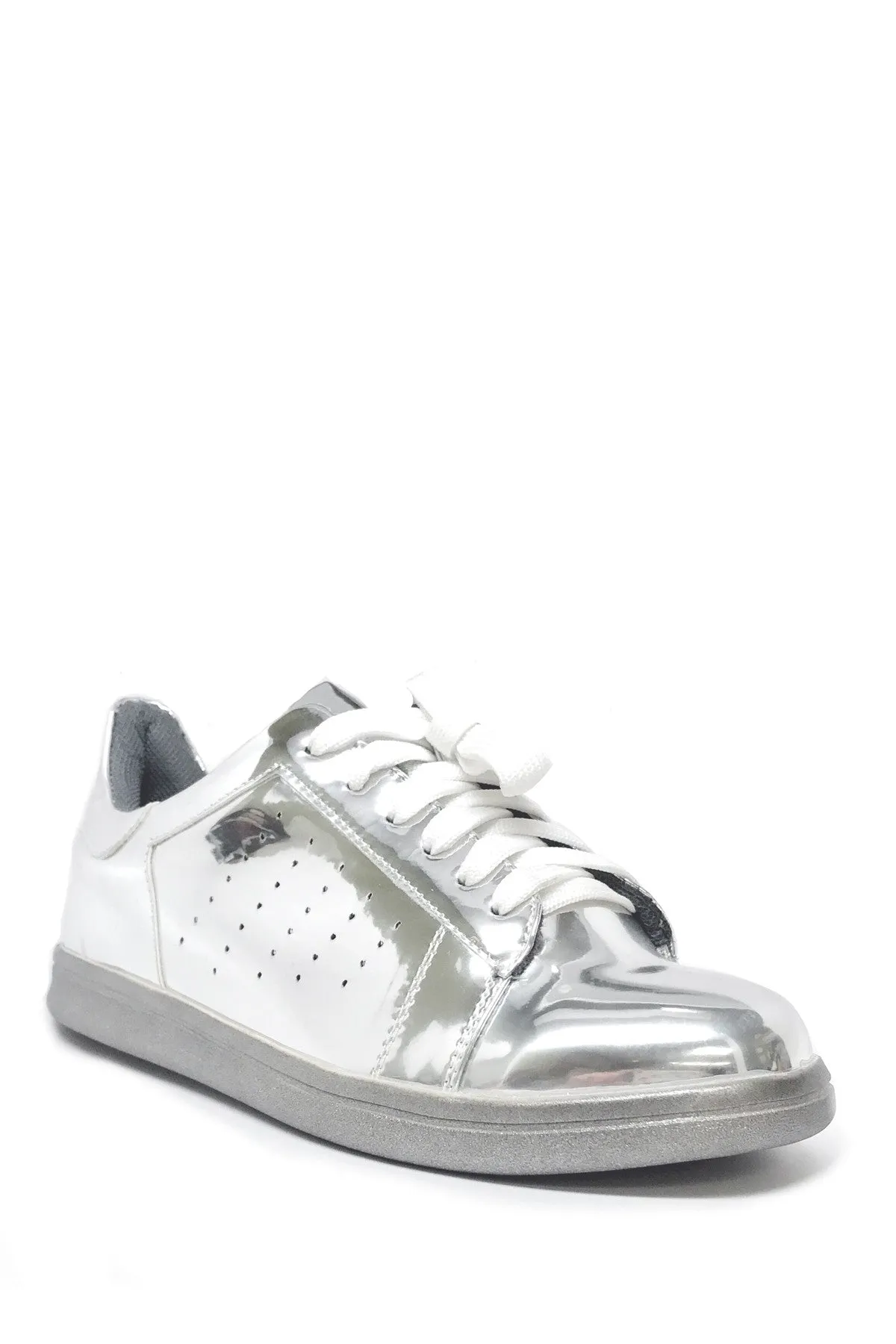 154630 Metallic Mirror Tennis Shoes