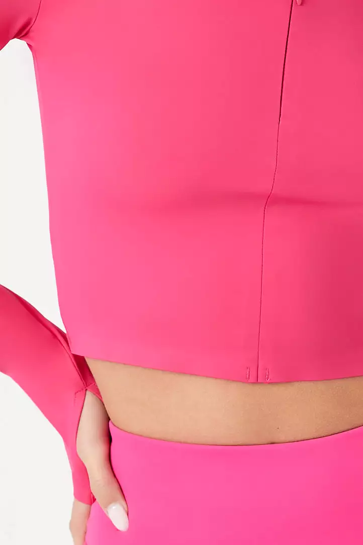 Active Seamless Cropped Hoodie