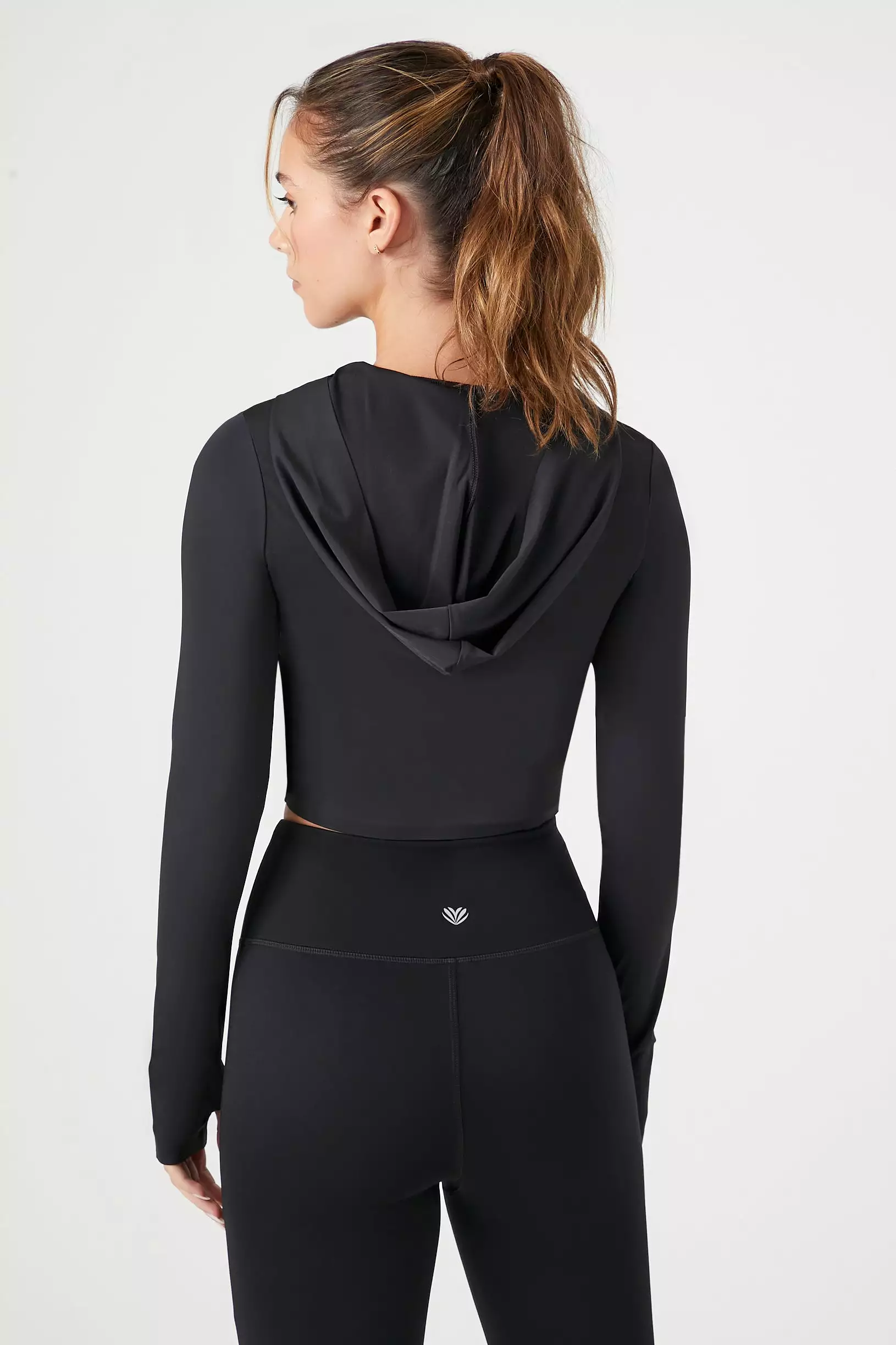 Active Seamless Cropped Hoodie