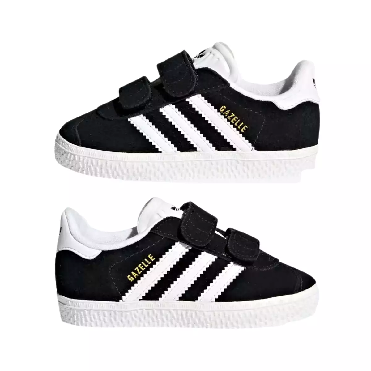 Adidas Toddler's Gazelle Core Black/Cloud White/Cloud White