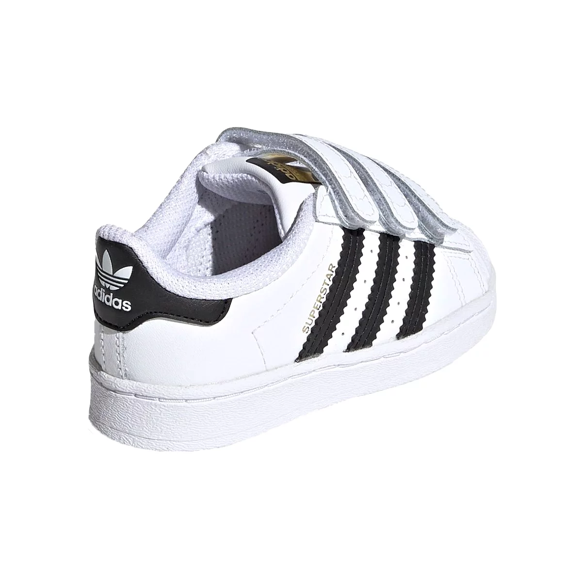 Adidas Toddler's Superstar White/Black Velcro