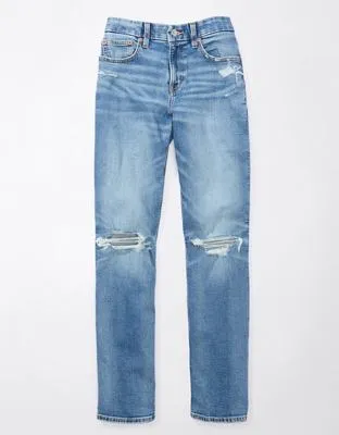 AE AE Stretch Curvy Ripped Straight Jean