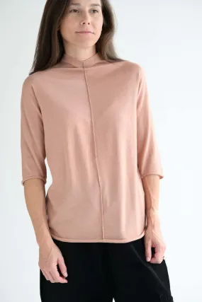 Agostina Short Sleeve Sweater - Rose