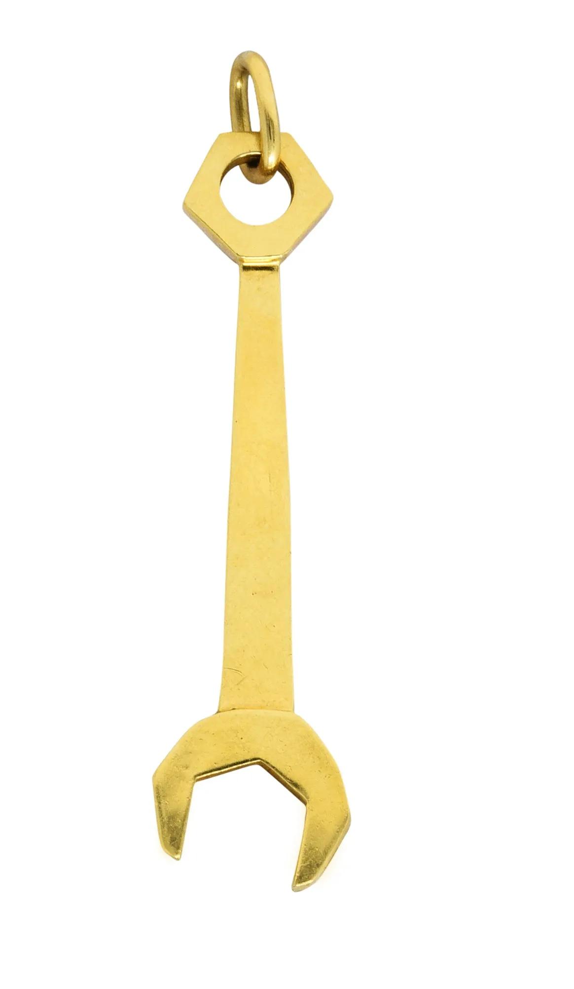 Aldo Cipullo 18 Karat Yellow Gold 1972 Wrench Vintage Pendant