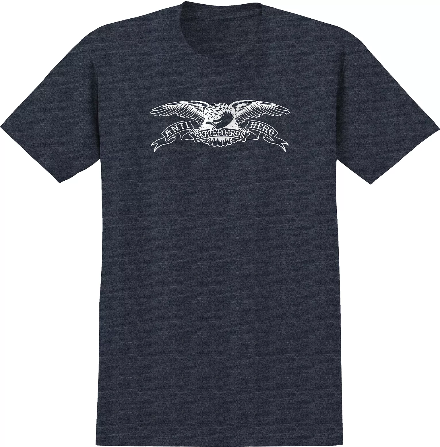 ANTIHERO T-SHIRT BASIC EAGLE SS NAVY HEATHER