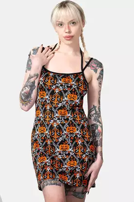 Autumn Slumber Slip Dress Resurrect