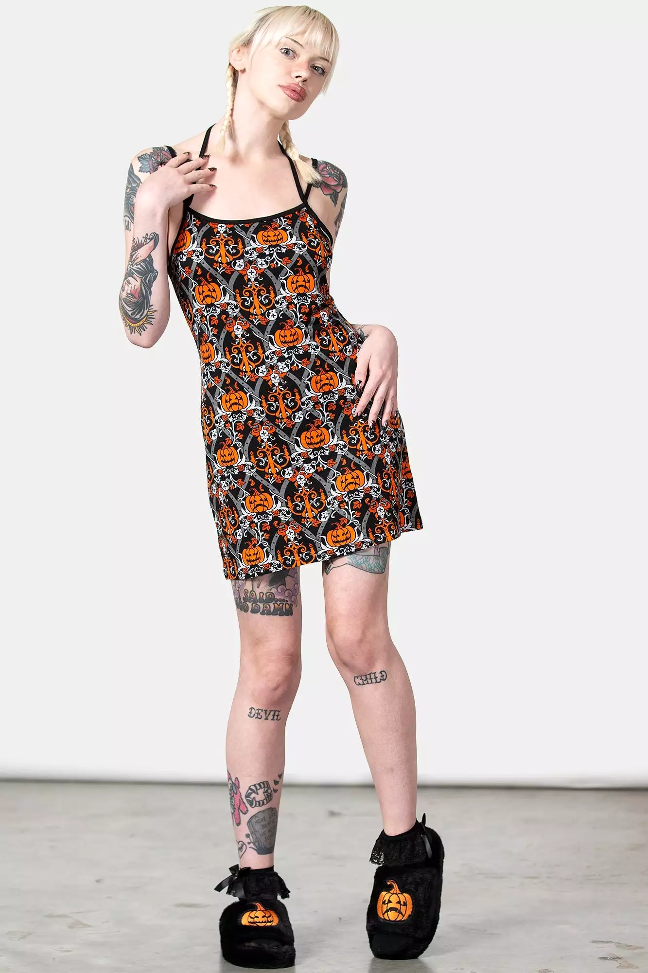 Autumn Slumber Slip Dress Resurrect