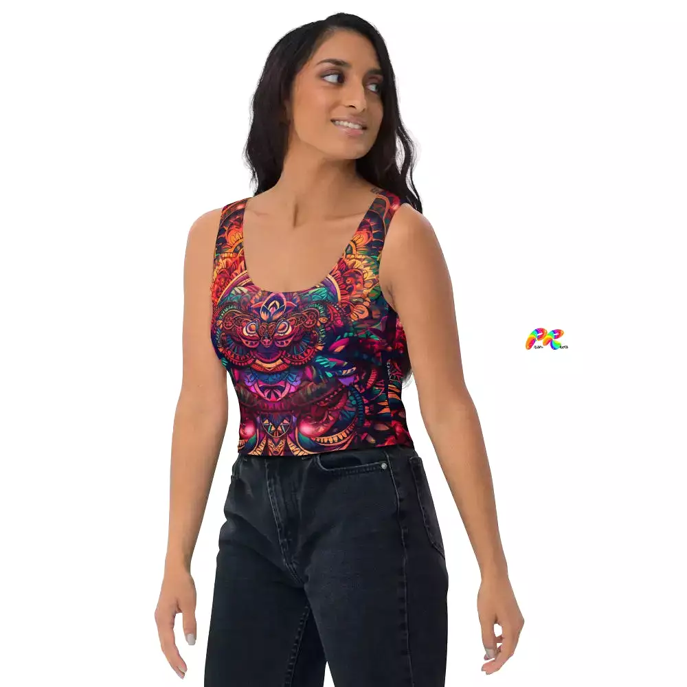 Ayahuasca Rave Crop Top