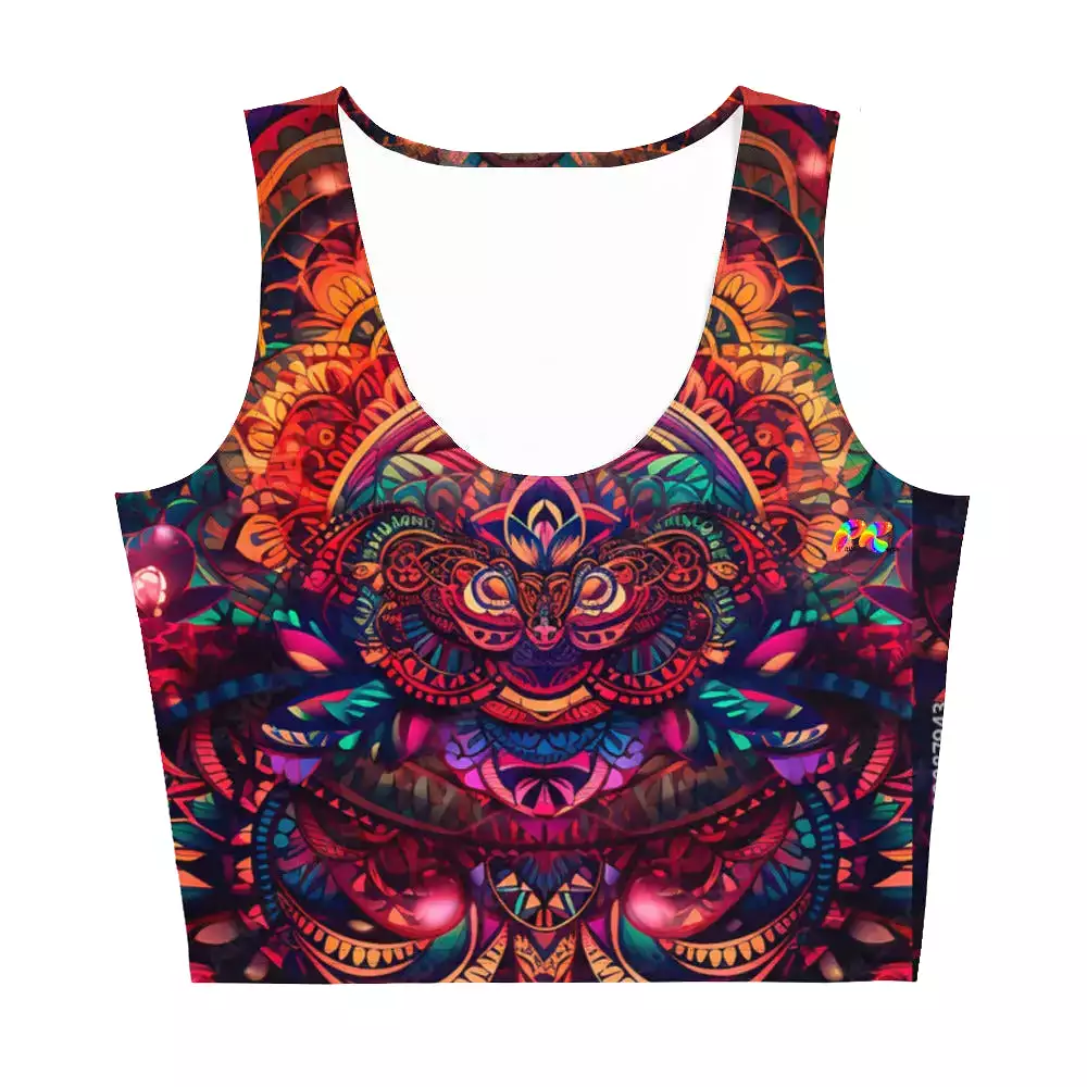 Ayahuasca Rave Crop Top