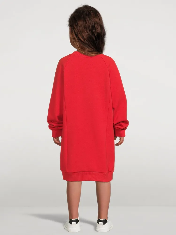 BALMAIN Kids Cotton Sweater Dress