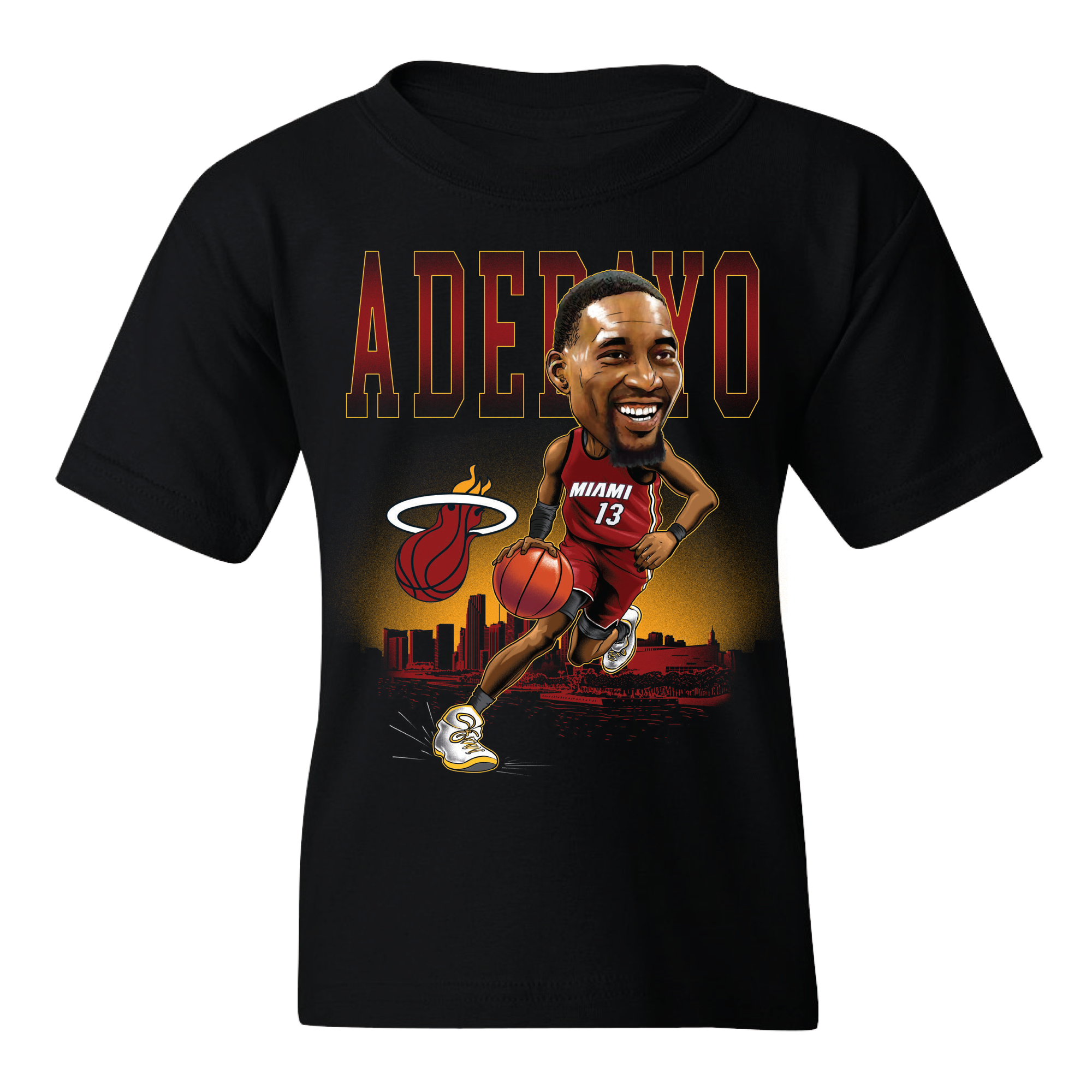 Bam Adebayo Miami HEAT City View Youth Tee