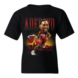 Bam Adebayo Miami HEAT City View Youth Tee