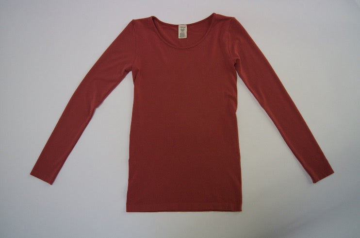 Bamboo basic one size long sleeve t-shirt- various colours