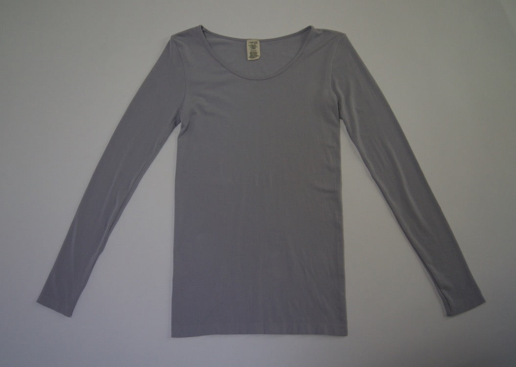 Bamboo basic one size long sleeve t-shirt- various colours