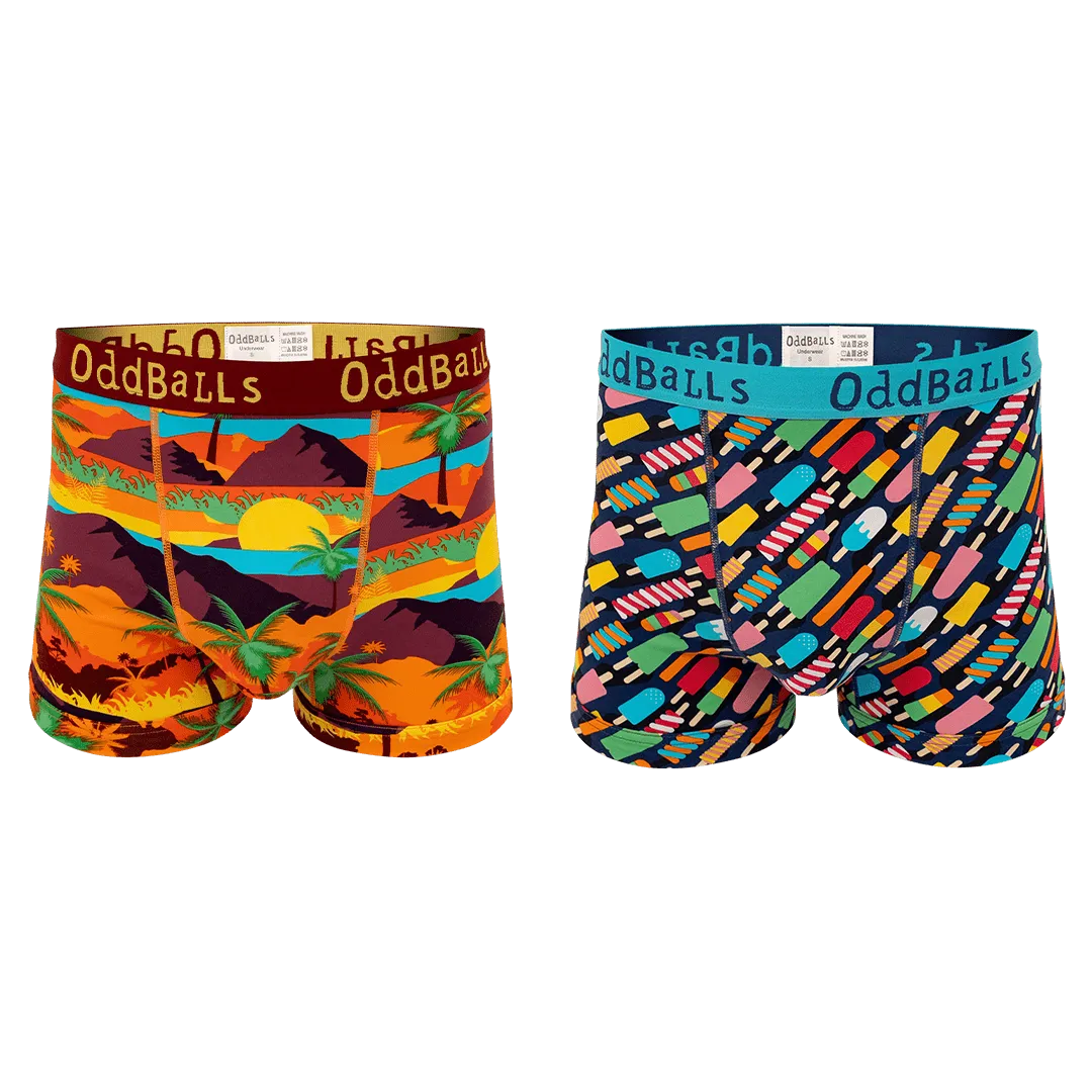 Beach Bundle - Mens Boxer Shorts 2 Pack Bundle