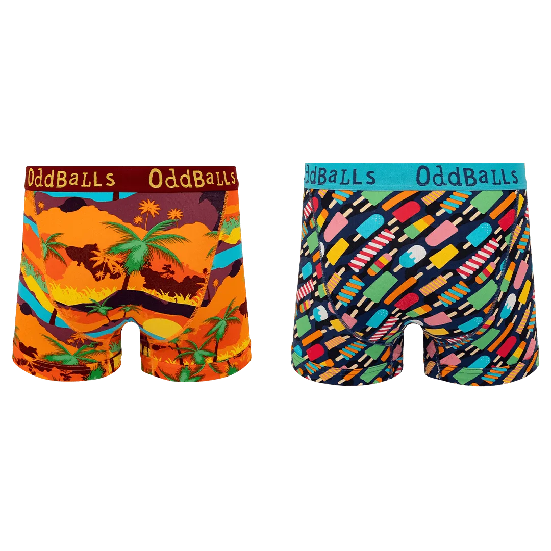 Beach Bundle - Mens Boxer Shorts 2 Pack Bundle