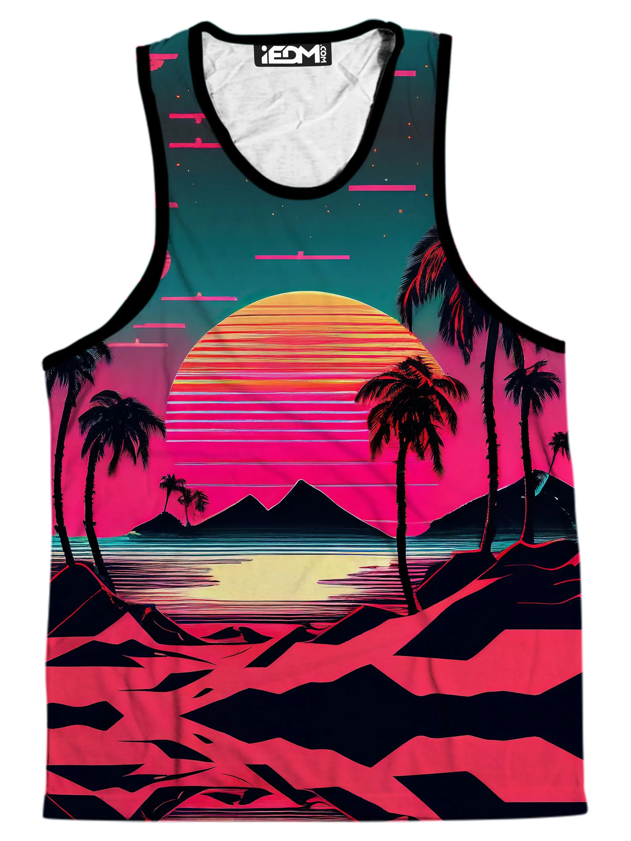 Beach Sunset Men's Tank and Shorts Combo