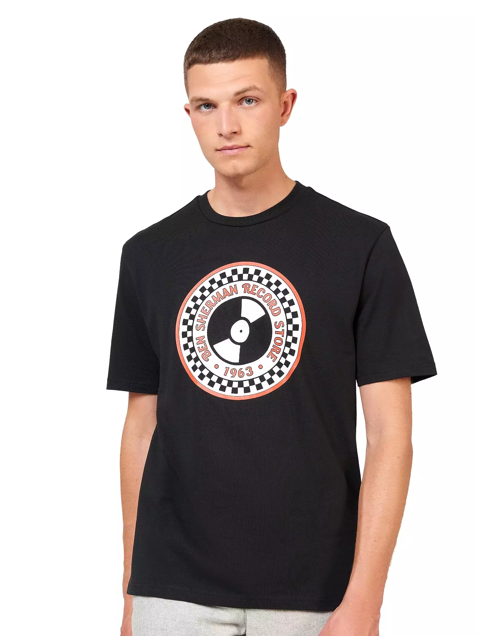 Ben Sherman Mens Record Shop T-Shirt