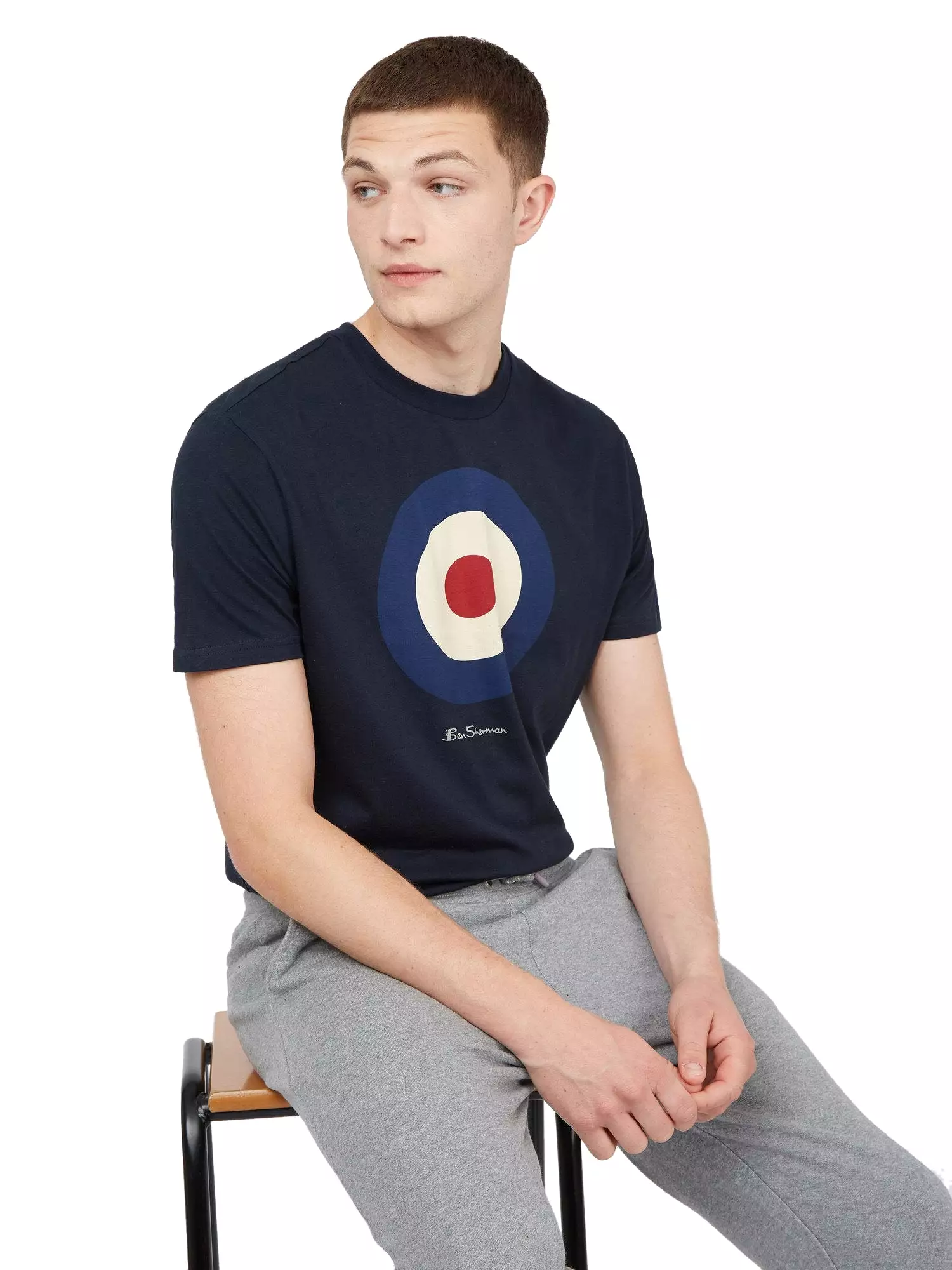 Ben Sherman Mens Signature Target T-Shirt - Short Sleeved