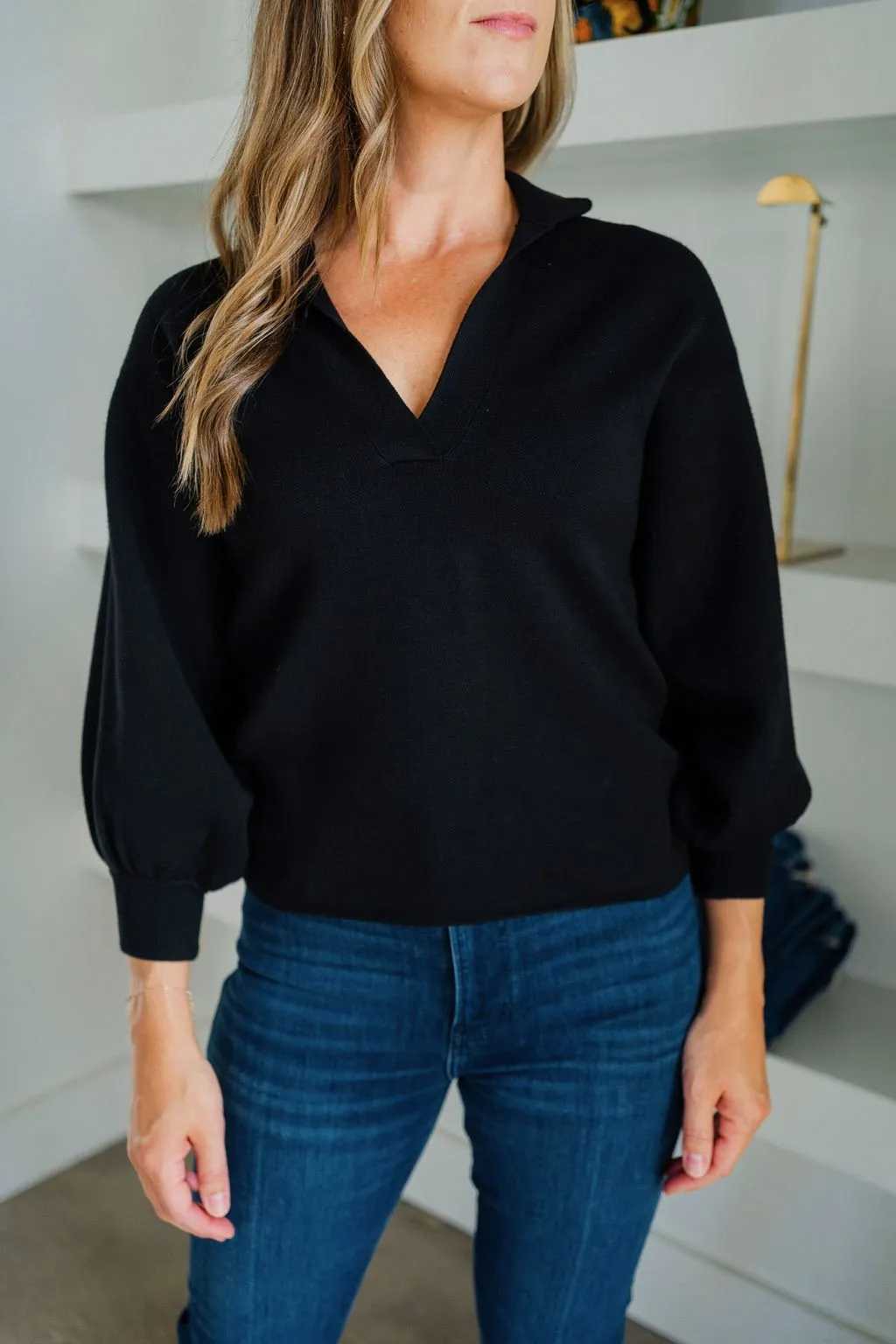 Black Knit Lolli Sweater