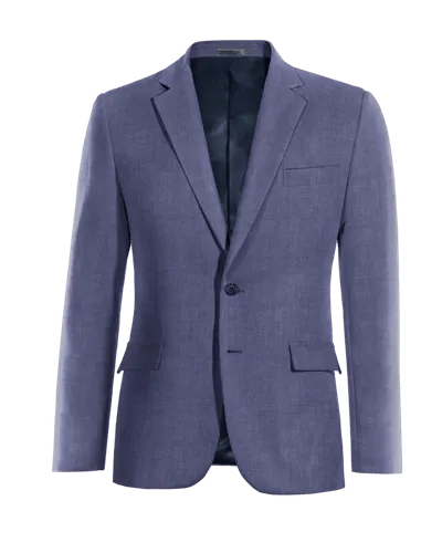  Blazer azul de lino edición limitada