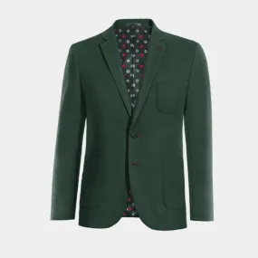  Blazer verde esencial con parches