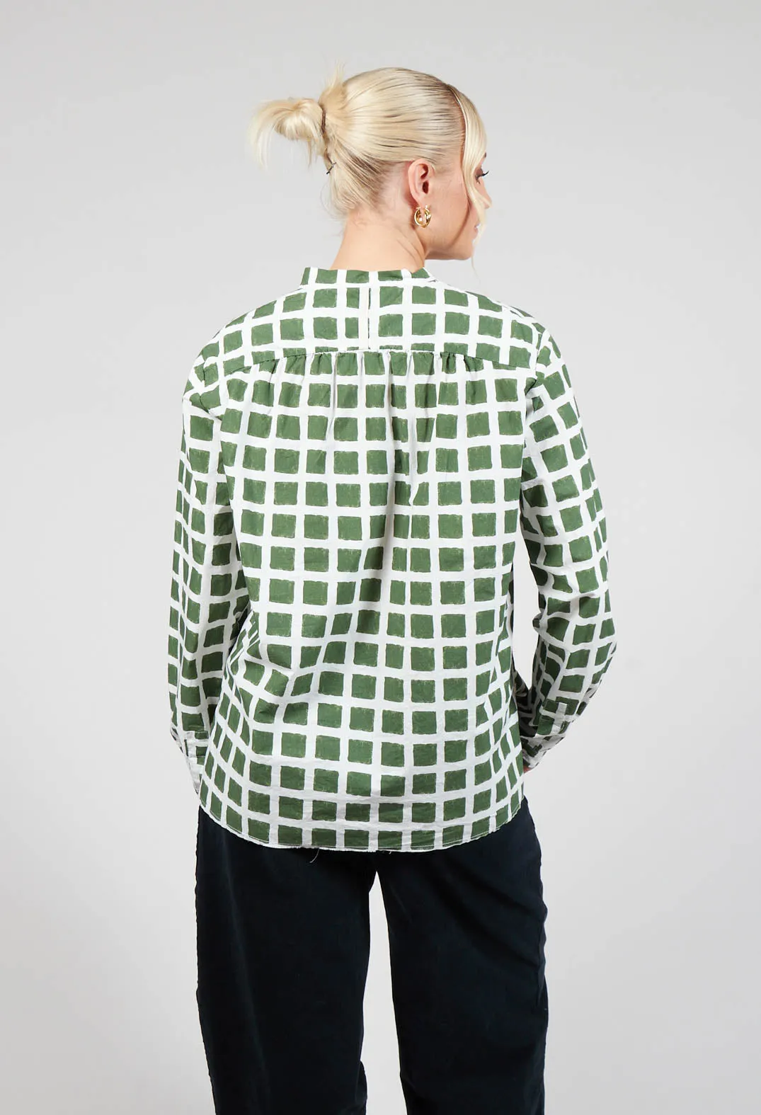 Calipso Shirt in Green Check