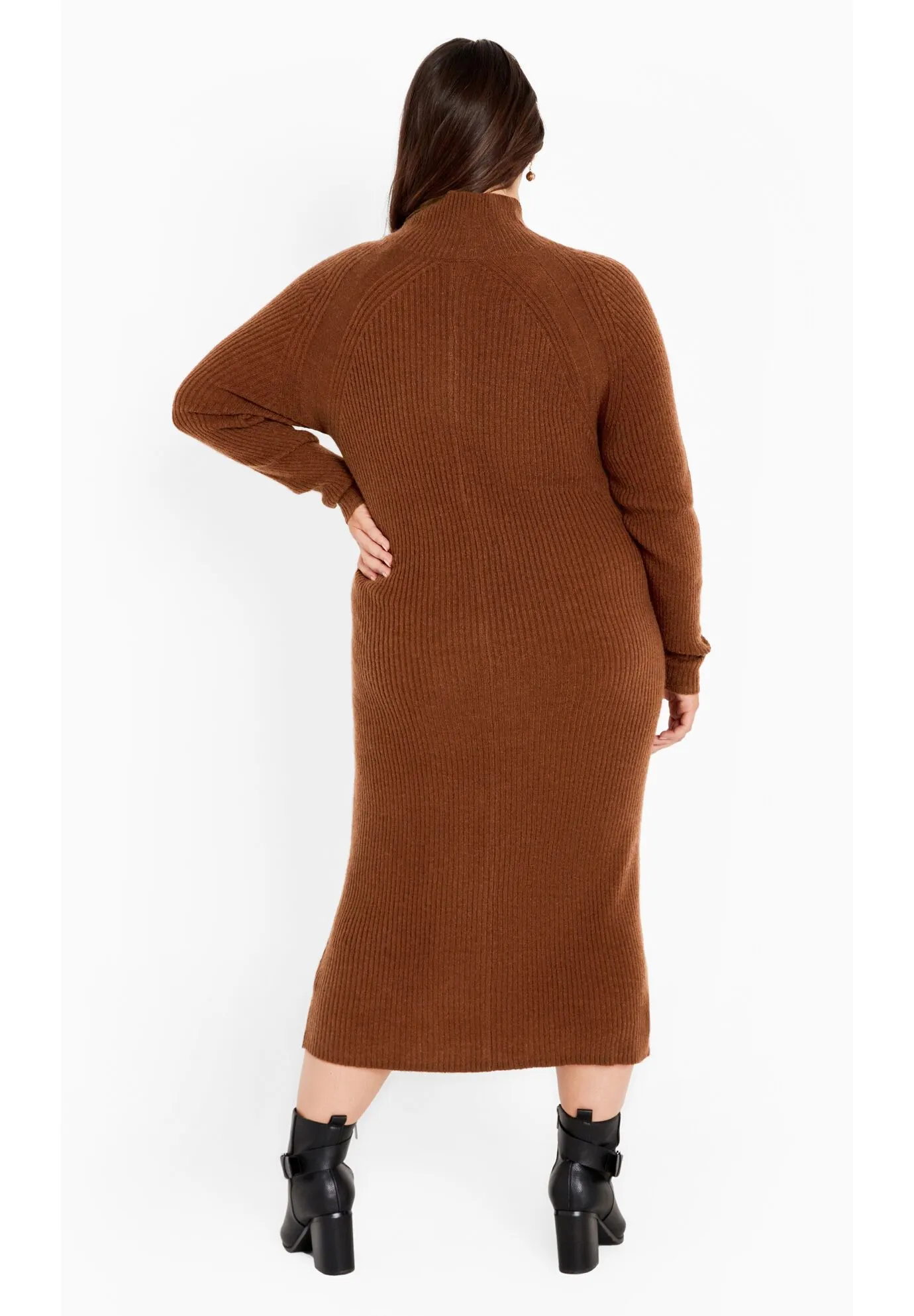 Callie High Neck Sweater Dress