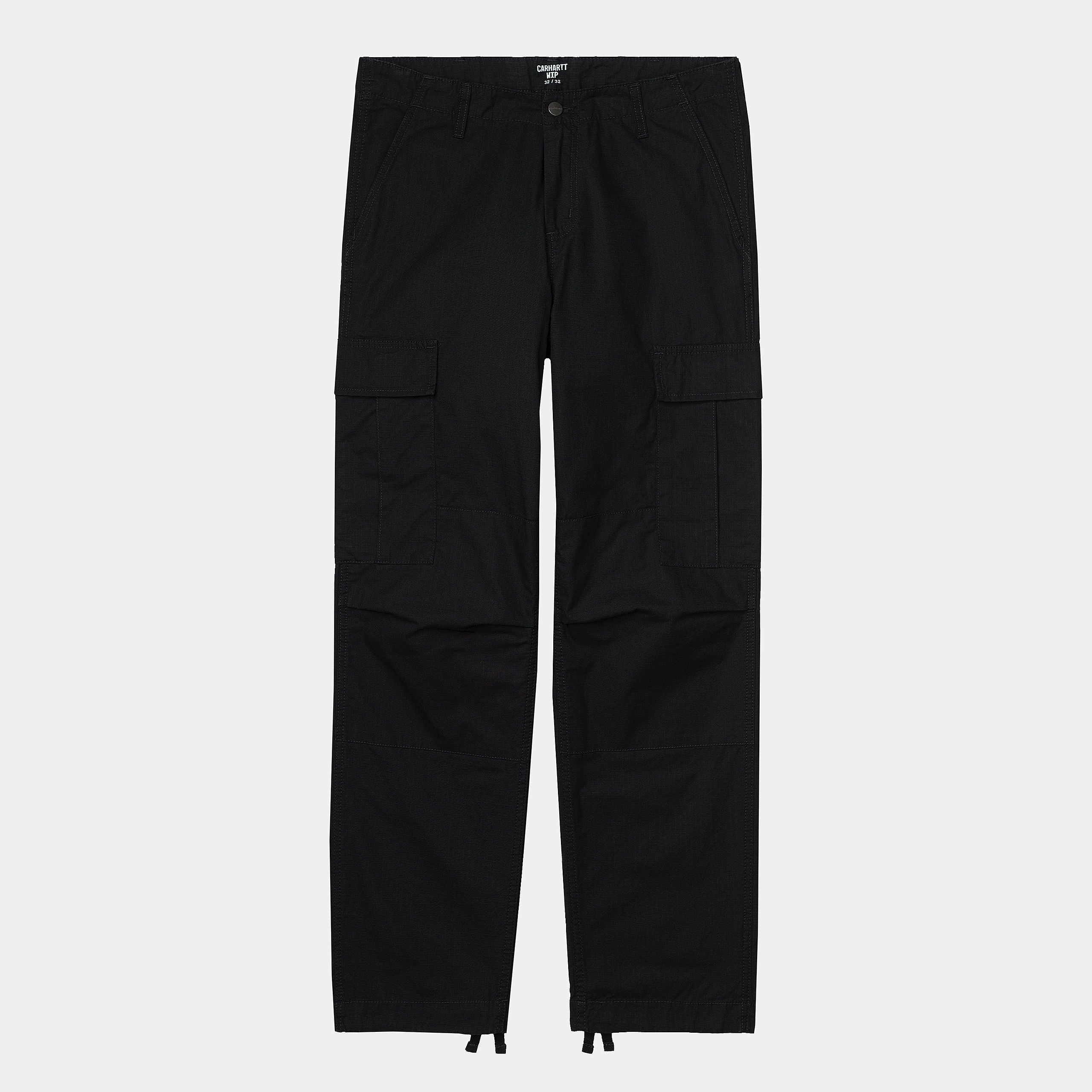 Carhartt WIP Regular Cargo Pant (Black Rinsed)