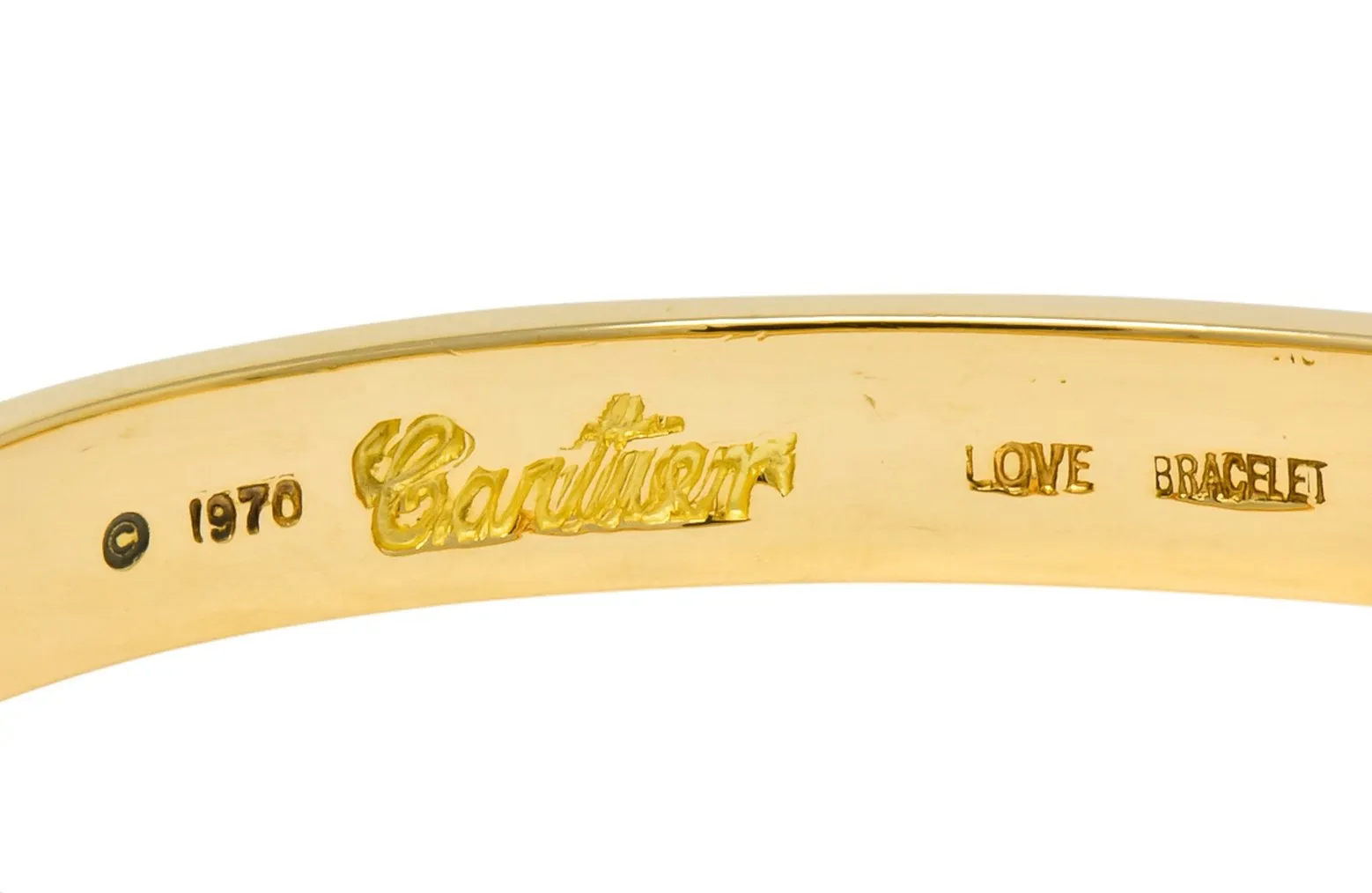 Cartier Aldo Cipullo 1970 Rose Gold 18 Karat Love Bangle