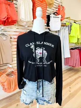 Clam Slammer Cropped Hoodie