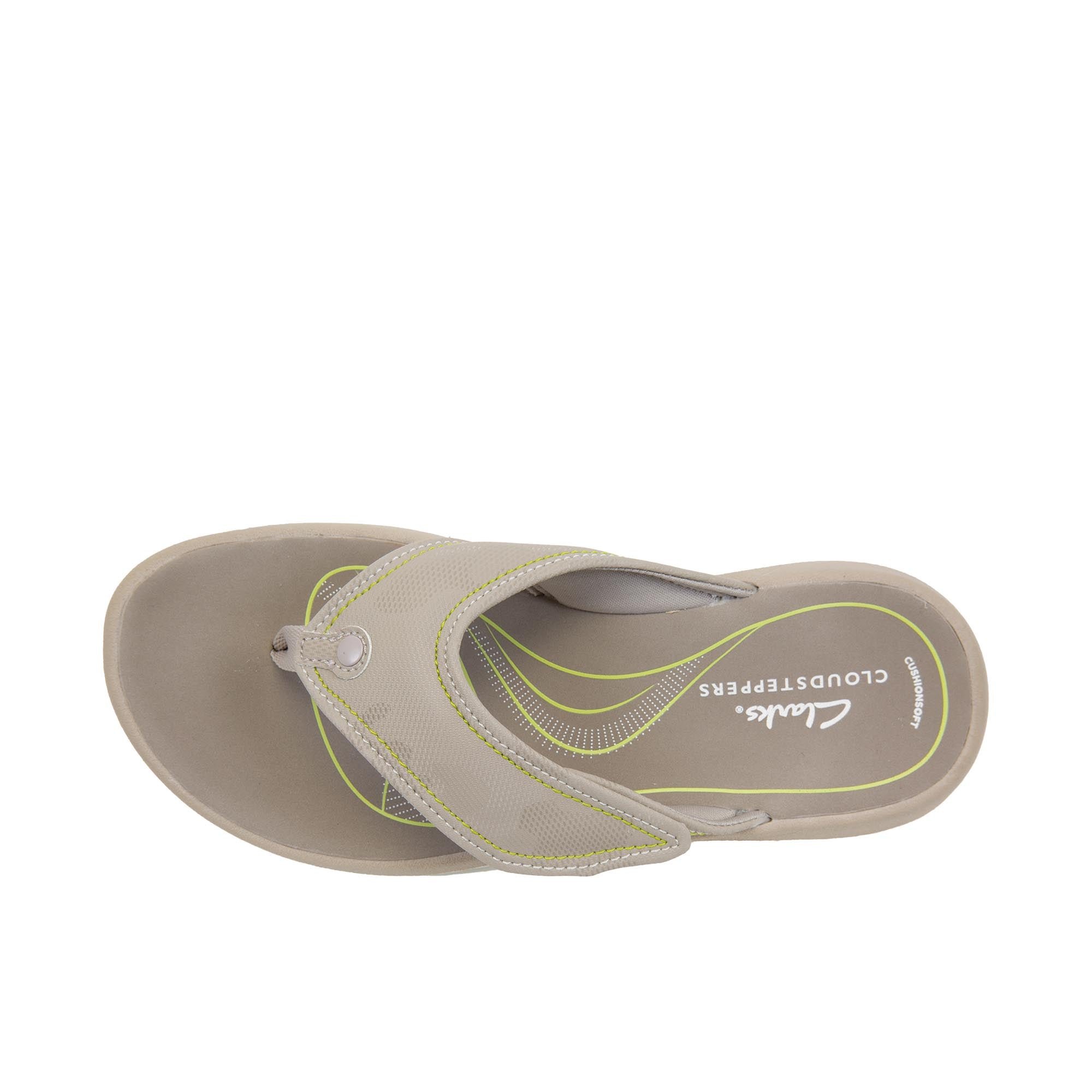 Clarks Womens Glide Post Light Taupe