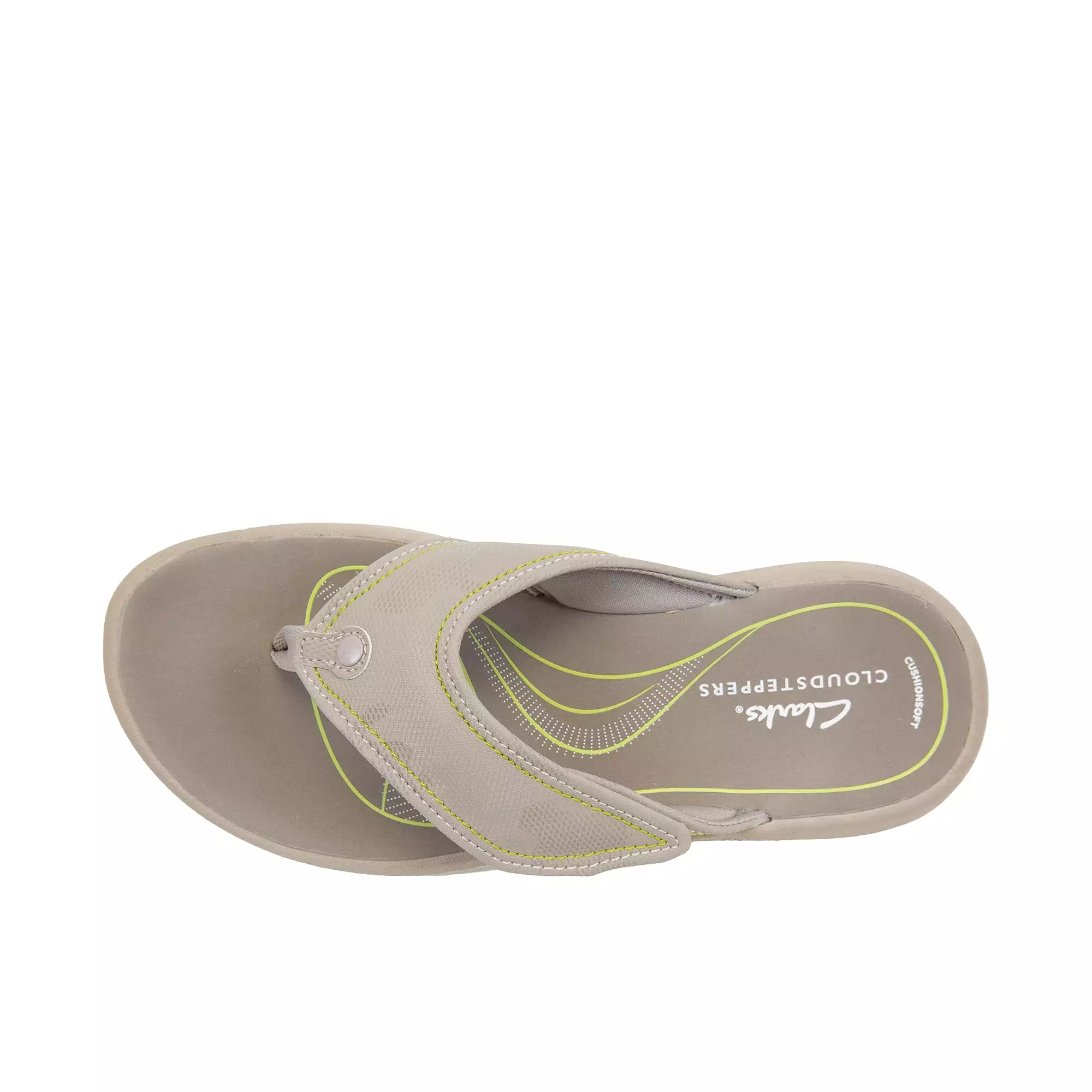 Clarks Womens Glide Post Light Taupe