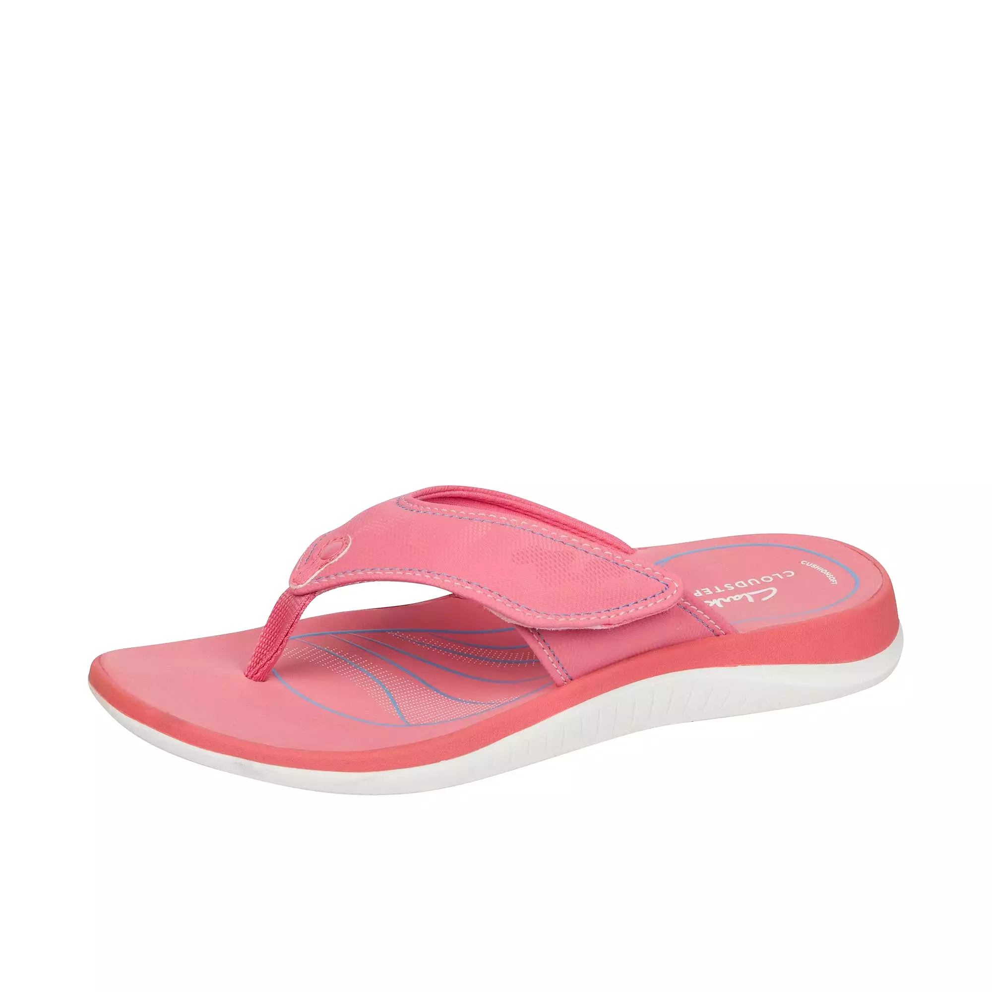 Clarks Womens Glide Post Strawberry