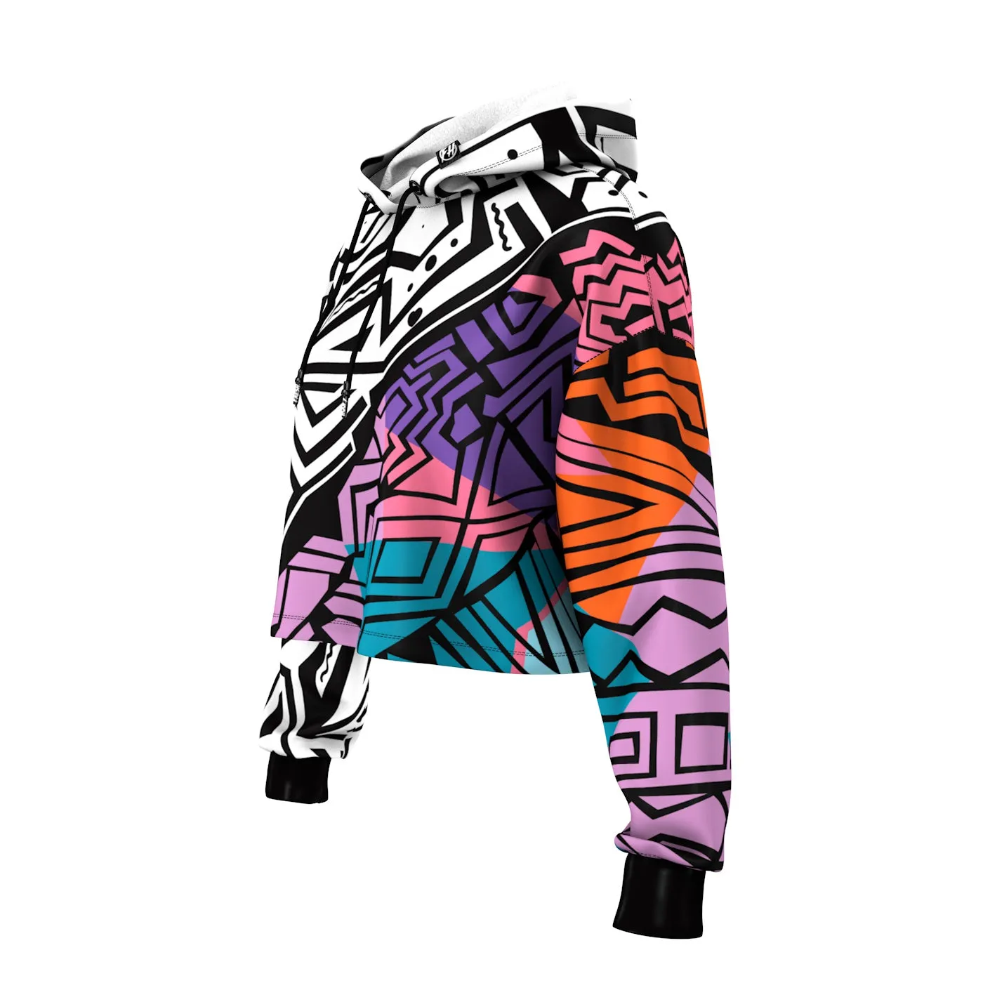 Coloring Cropped Hoodie