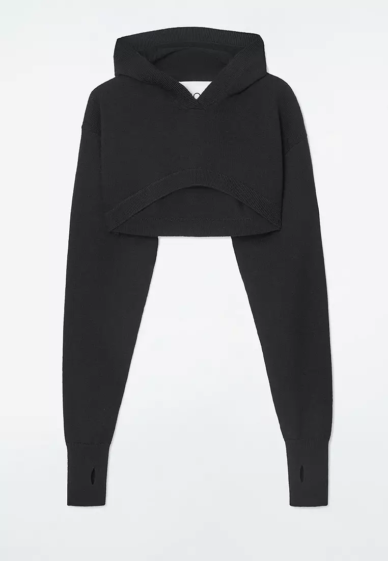 COS Cropped Hoodie