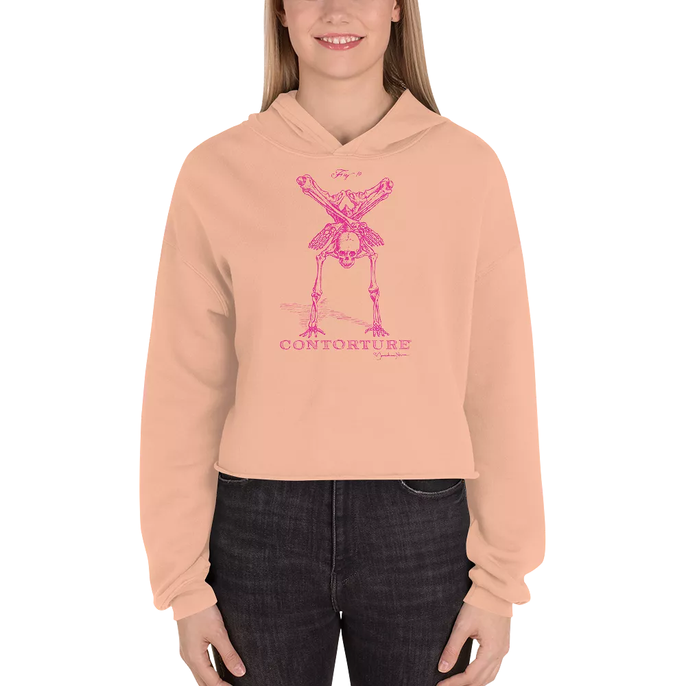 Cropped CONTORTURE Hoodie: Pinky