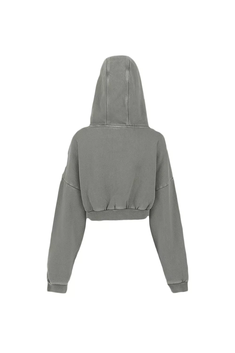 CROPPED FULL ZIP HOODIE | RHINO