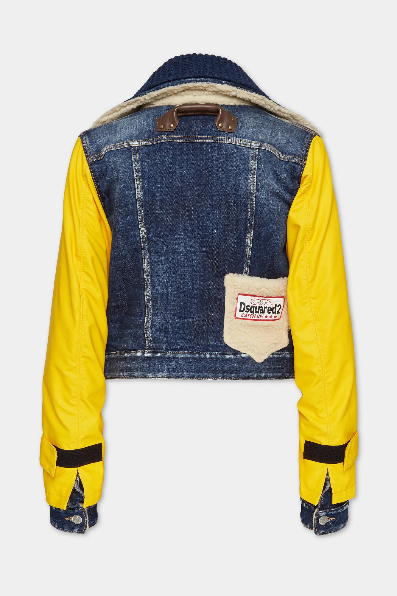 Dark Easy Ripped Wash Fisherman Jean Jacket