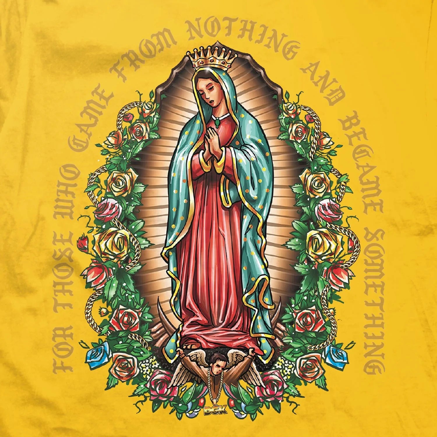 DGK T-SHIRT GUADALUPE GOLD