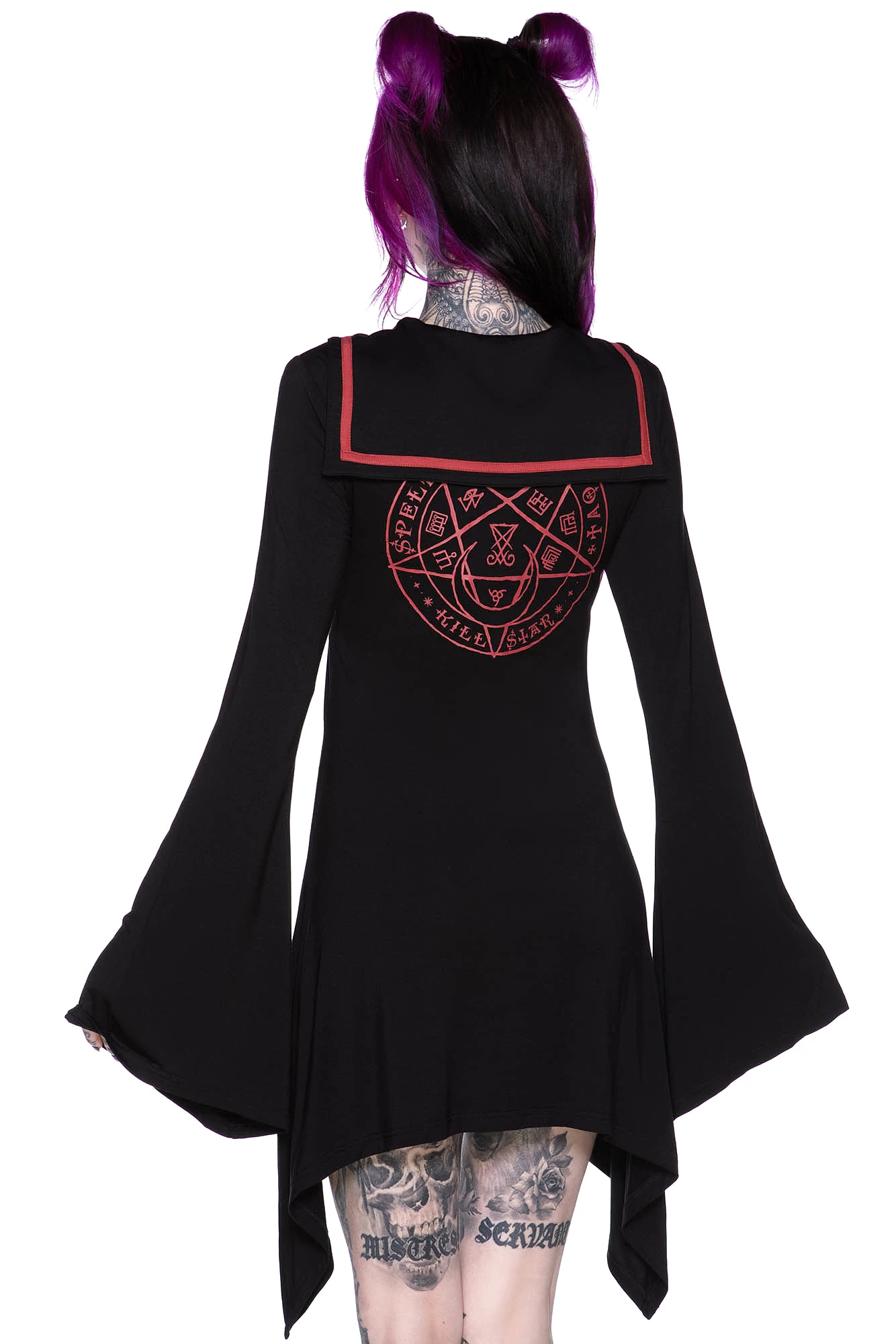 En-Crypted Collar Dress Resurrect