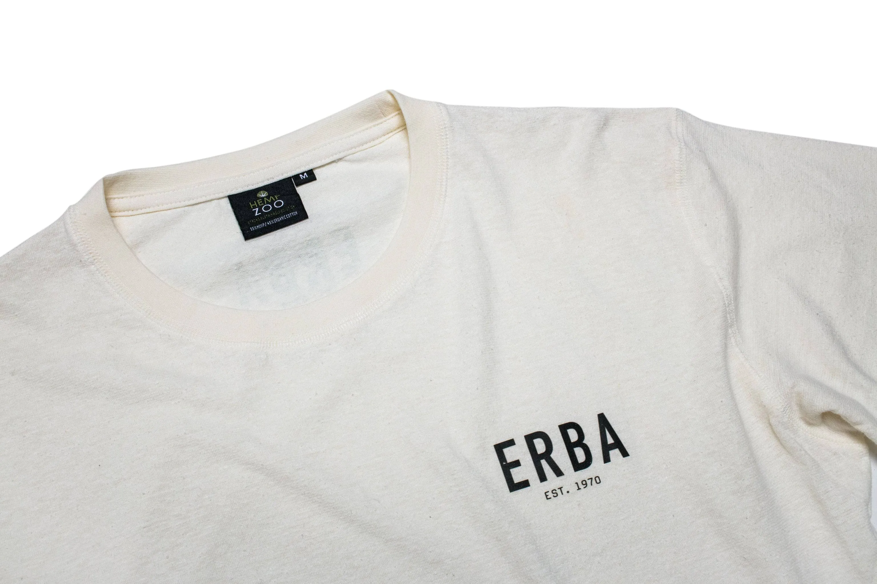 ERBA EST 1970 HEMP T-SHIRT NATURAL