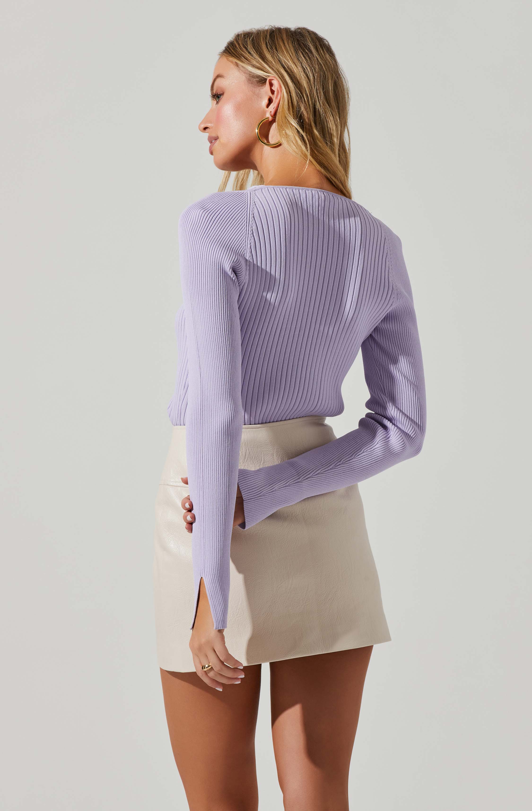 Estefania Shoulder Cutout Sweater