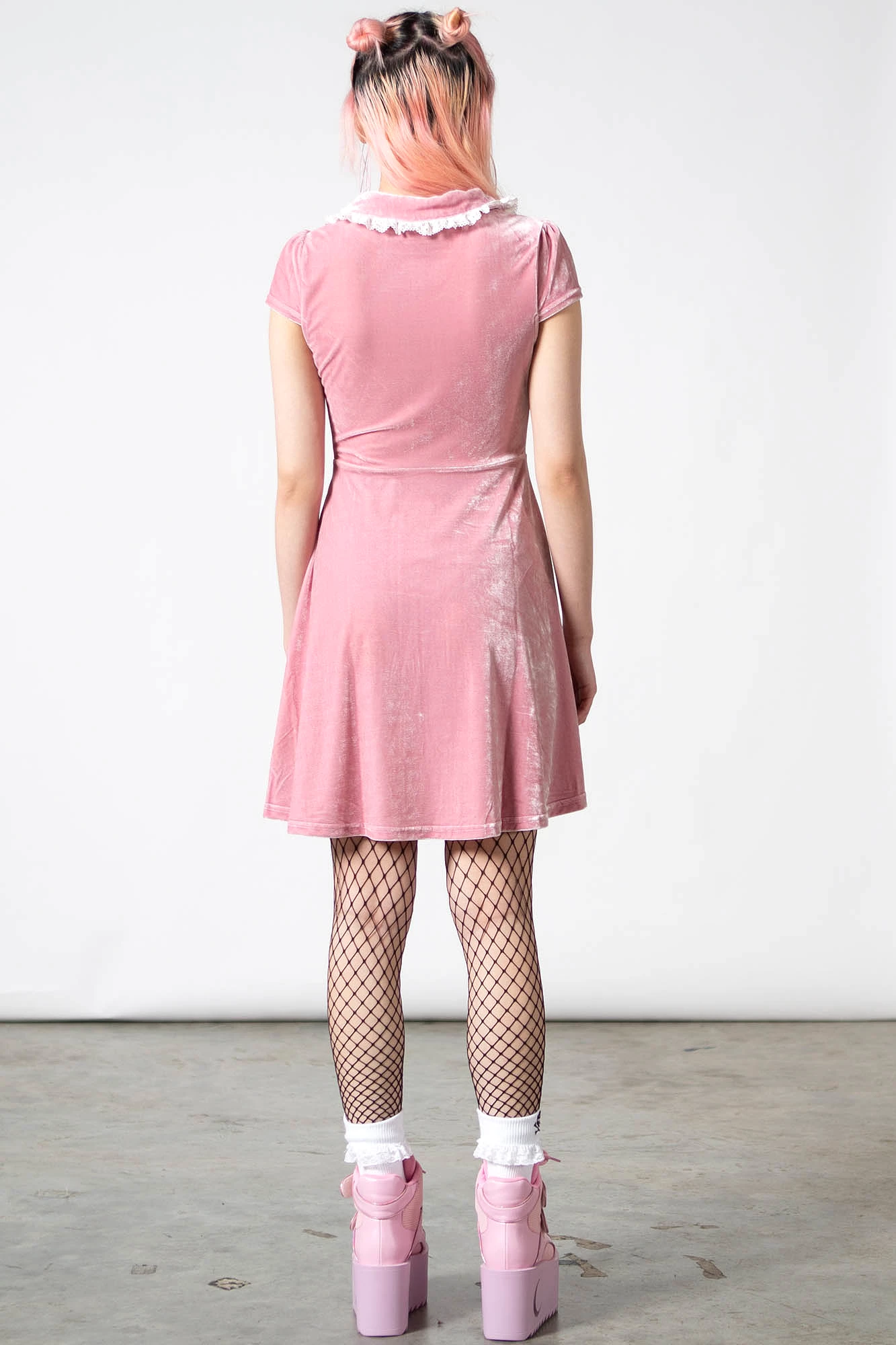 Every Mourning Collar Dress [PASTEL PINK] Resurrect