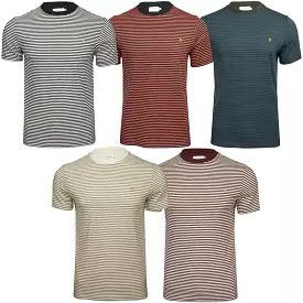 Farah Mens 'Daytona' Striped T-Shirt - Short Sleeved