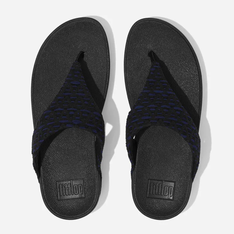 FitFlop Lulu Geo-Webbing Toe-Post Sandals