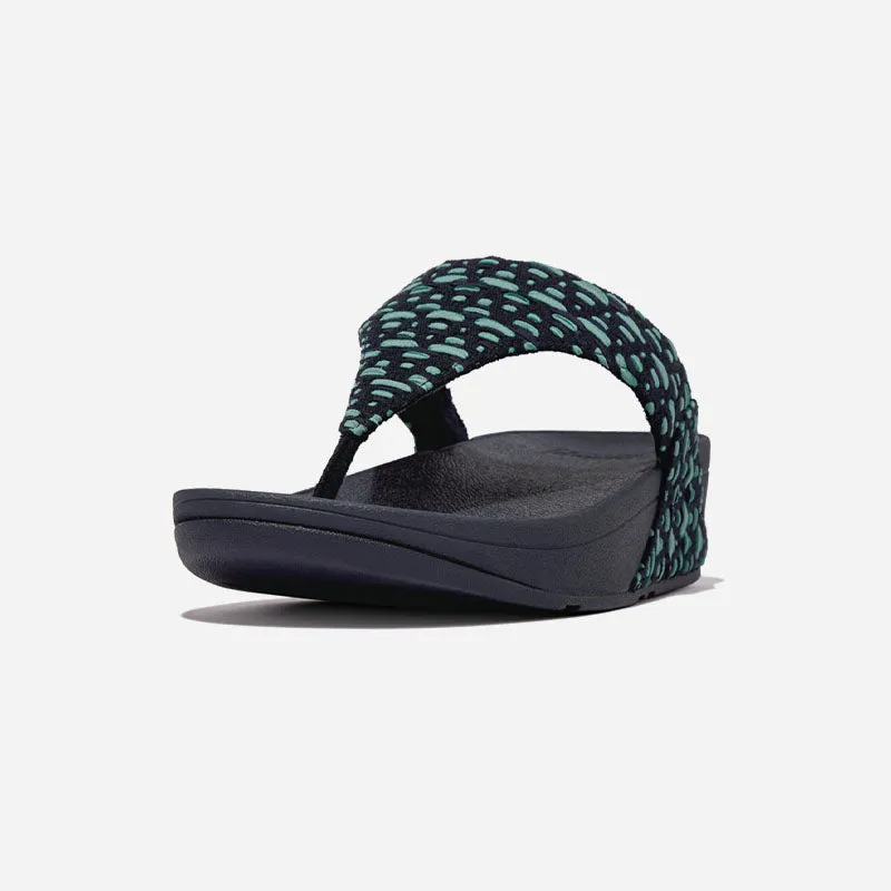 FitFlop Lulu Geo-Webbing Toe-Post Sandals