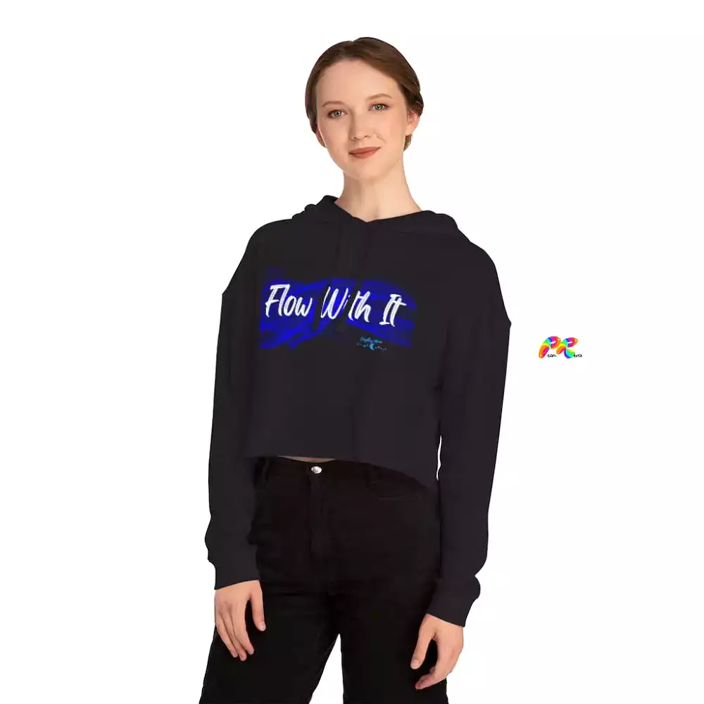 Flow With It Women’s Cropped Hoodie