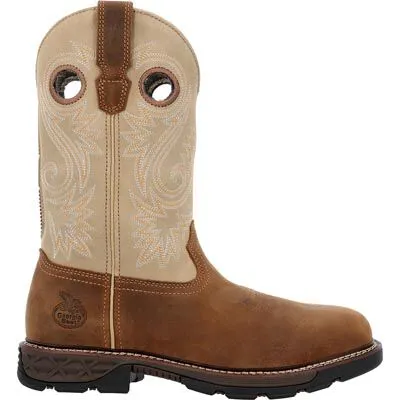 Georgia Boot Carbo-Tec FLX 11" Alloy Toe Pull On Work Boot