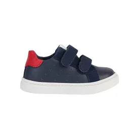 Geox Toddler's (Sizes 24-27) Nashik Navy/Red Leather